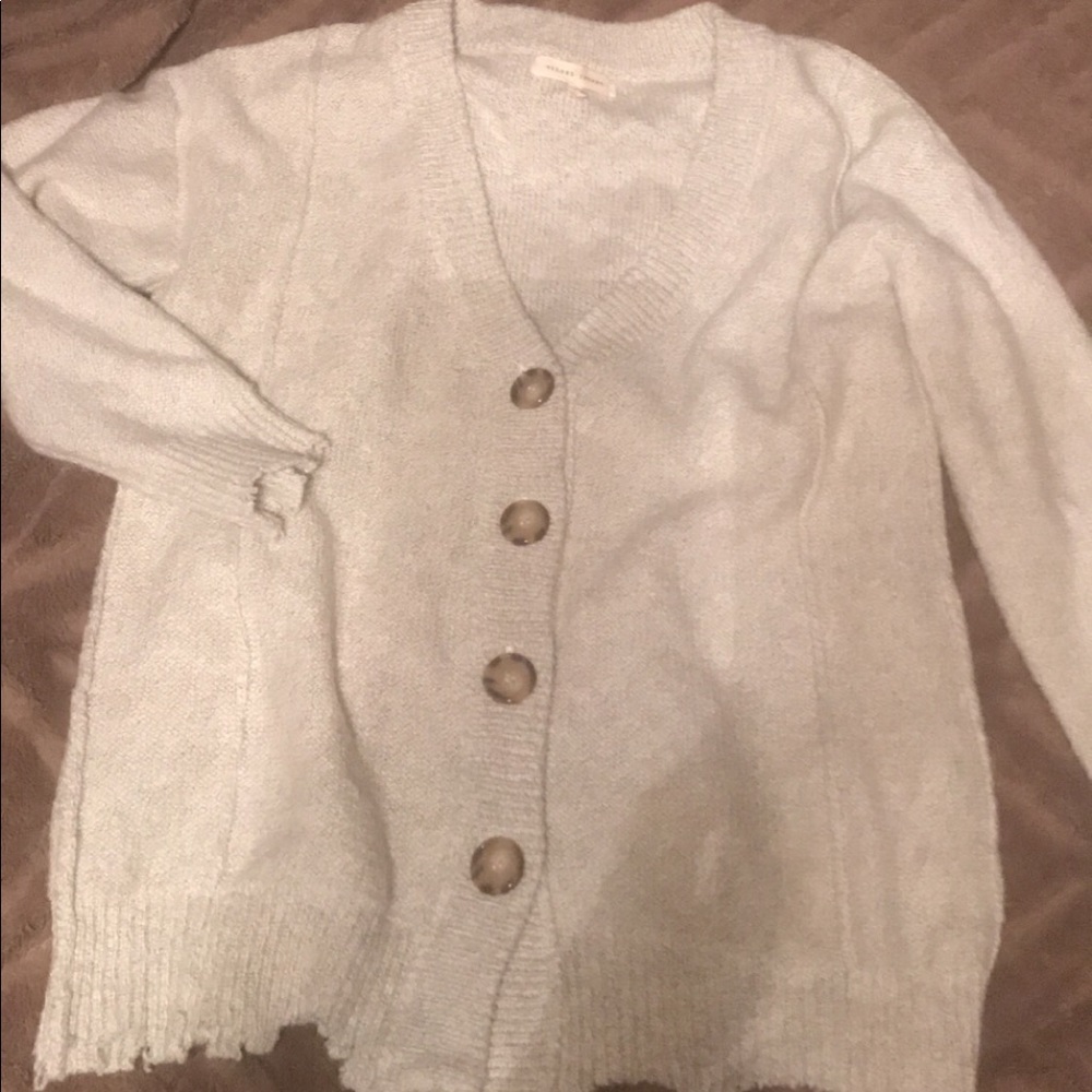 Button down cardigan sweater